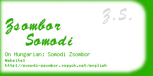 zsombor somodi business card